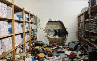 Рождественское ограбление в Германии: злоумышленники просверлили стену банковского хранилища