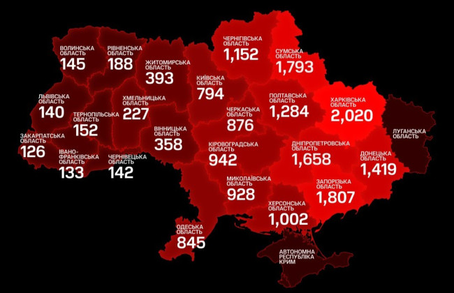 United24: На фоне массированных атак воздушная тревога в Украине объявлялась более 19 тысяч раз