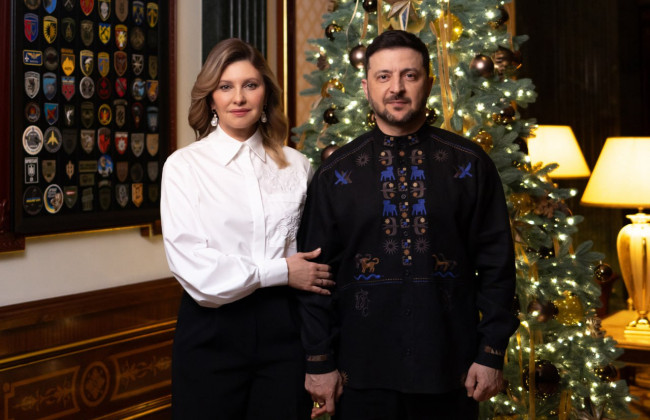 Владимир Зеленский поздравил украинцев с наступающим Новым годом