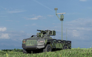 Наземний робот Protector можуть оснастити лазерною системою «Тризуб» для боротьби з дронами