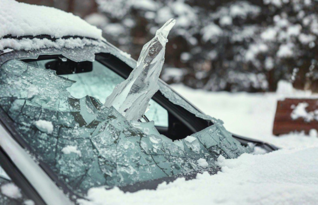 На припаркований автомобіль впала бурулька: хто відповідає за шкоду і як отримати компенсацію
