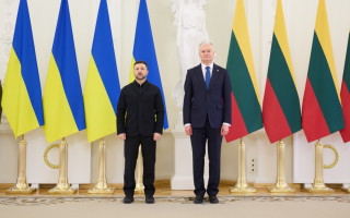 Зеленский встретился с Науседой: Литва передаст украинским городам почти 100 генераторов