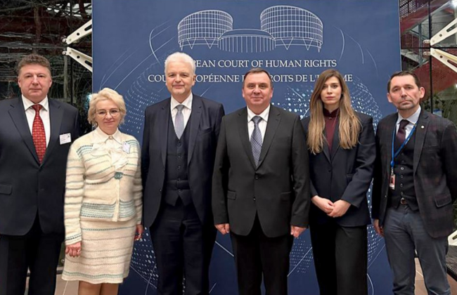 Судді КСУ Віктор Городовенко та Галина Юровська взяли участь у відкритті судового року ЄСПЛ, відео