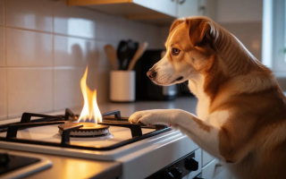 В США собака включил плиту и устроил пожар, пока хозяев не было дома — суд встал на сторону производителя