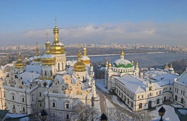 Киево-Печерская лавра временно закрывает заповедник из-за сильного мороза