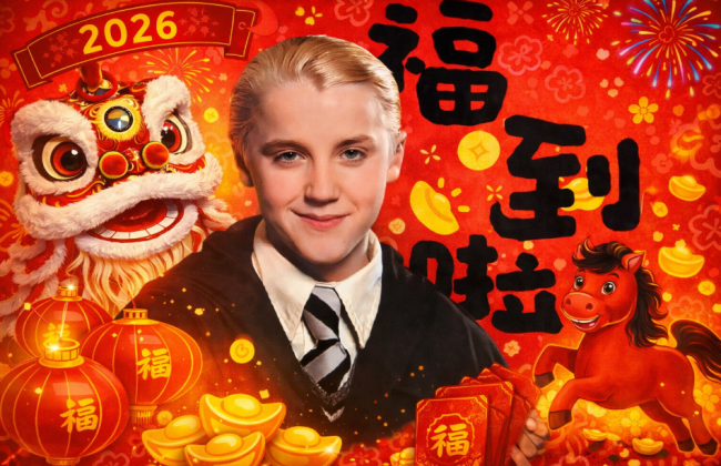 Драко Малфой стал символом Китайского Нового года 2026: почему герой «Гарри Поттера» покорил поднебесную