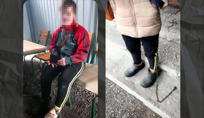 В Кировоградской области мать-воспитательница месяцами держала 17-летнего ребенка на цепях