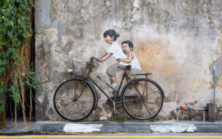 «Малайзийский Бенкси» подал иск против авиакомпании из-за использования своего мурала на самолете, фото