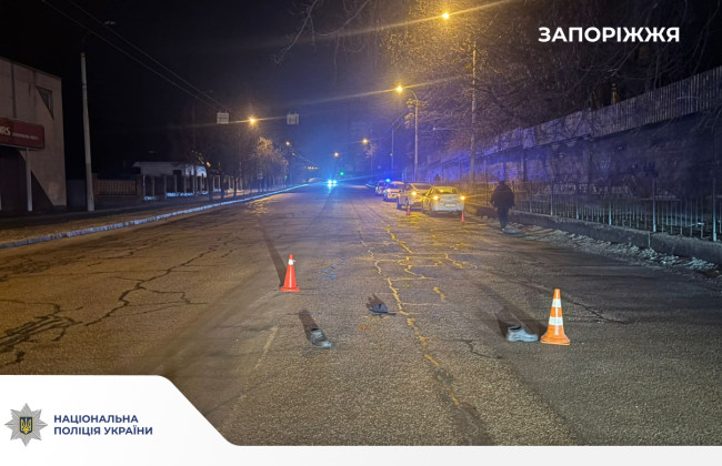 У Запоріжжі одного пішохода переїхали одразу два автомобілі