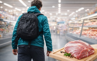 Киянин намагався винести 13 кг свинини з гіпермаркету — чим завершилась спроба крадіжки