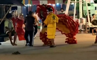 В Таиланде полицейские переоделись в львов-аниматоров, чтобы задержать опасного грабителя — видео