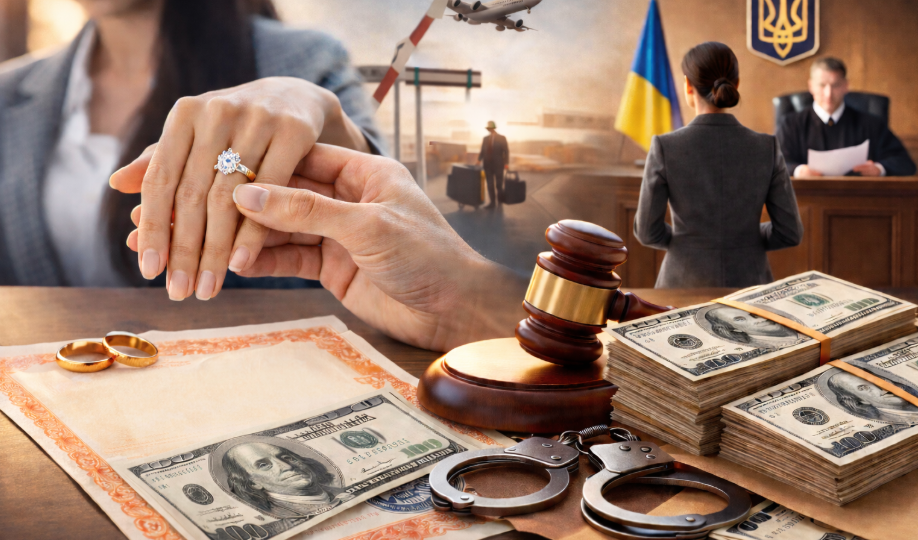 В Киеве бухгалтер воинской части за $9 тысяч вышла замуж, чтобы ее «муж» выехал за границу — суд вынес приговор
