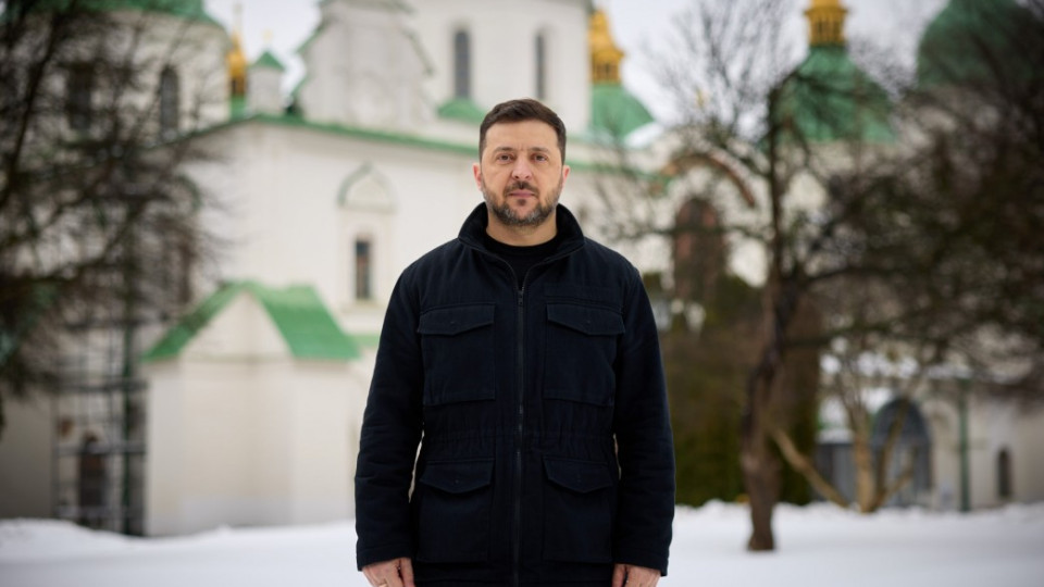 Зеленский впервые показал бункер на Банковой и обратился к украинцам в четвертую годовщину вторжения, видео