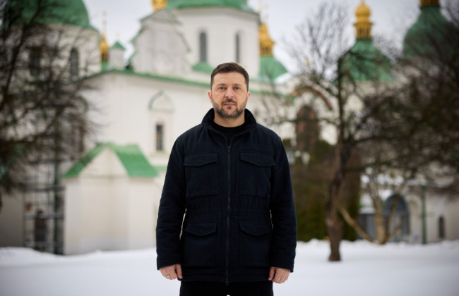 Зеленський уперше показав бункер на Банковій та звернувся до українців у четверту річницю вторгнення, відео