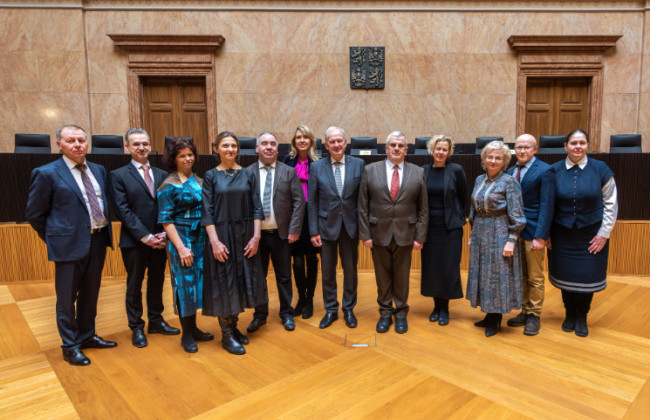 Судьи КСУ и КС Чехии обсудили практические аспекты применения правил профессиональной этики судьи