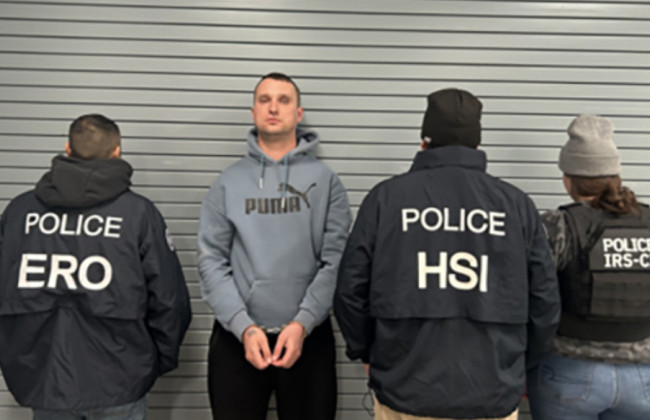 В США арестовали украинца, которого разыскивали за покушение на убийство начальника полиции