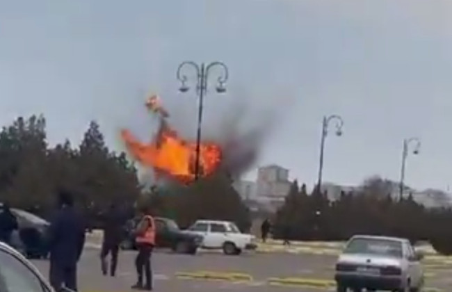 Иран дроном атаковал аэропорт в Азербайджане, видно