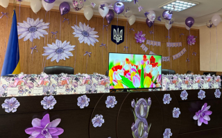 Запорізький окружний адміністративний суд привітав працівниць із Жіночим днем, фото
