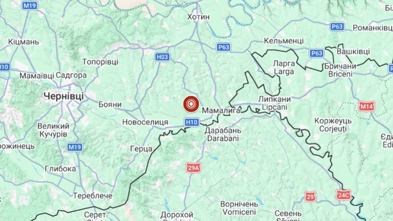 На Буковині 8 березня стався землетрус