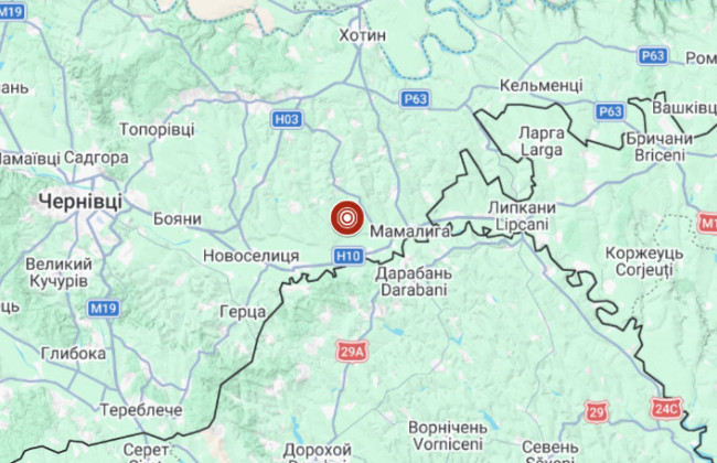 На Буковині 8 березня стався землетрус