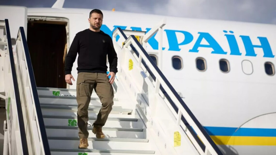 Зеленський прибув до Лондона, де зустрінеться з королем Чарльзом, Стармером та Рютте
