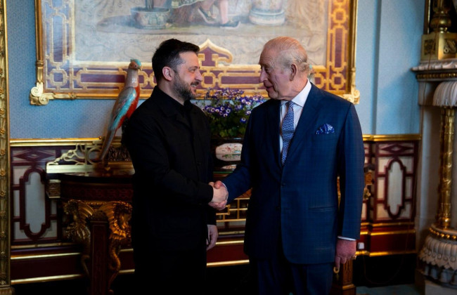 Зеленський зустрівся з королем Чарльзом ІІІ в Букінгемському палаці, фото