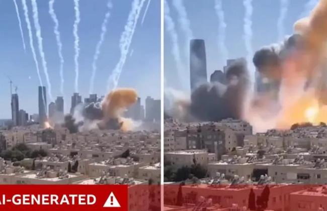 Авторы контента, созданного с помощью ИИ, активно зарабатывают на фейковых видео о войне в Иране