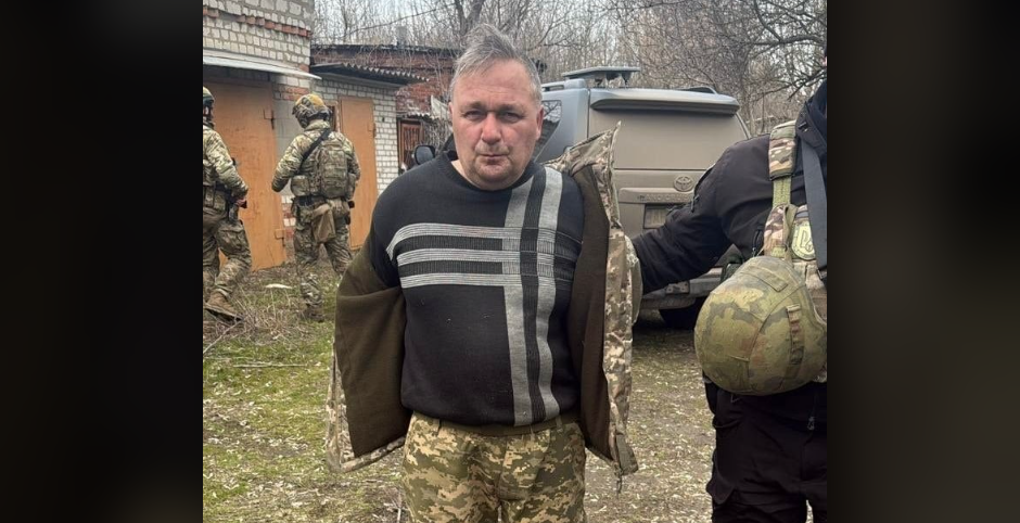 У Словʼянську затримали 50-річного підозрюваного у вбивстві поліцейського, фото