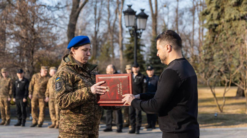 Звание Героя Украины впервые присвоено женщине-военнослужащей Национальной гвардии