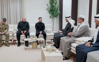 Украина и ОАЭ усиливают сотрудничество в обороне: Владимир Зеленский встретился с президентом Эмиратов