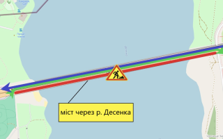 У Києві знову частково перекриють міст через Десенку до кінця літа