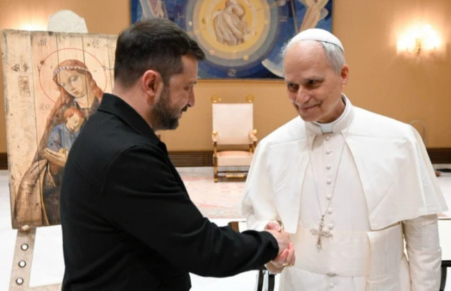 Владимир Зеленский обсудил с Папой Римским ситуацию на Ближнем Востоке