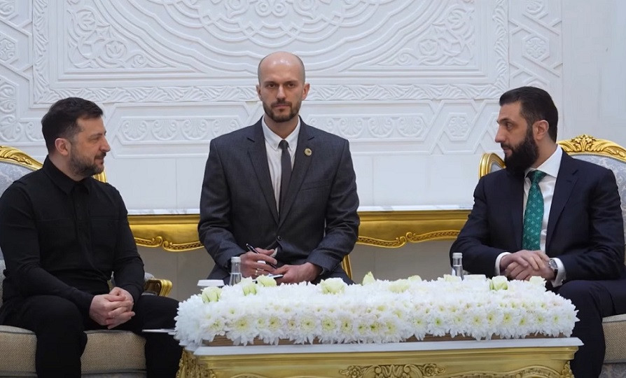 Володимир Зеленський повідомив деталі перемовин з президентом Сирії Ахмедом аш-Шараа