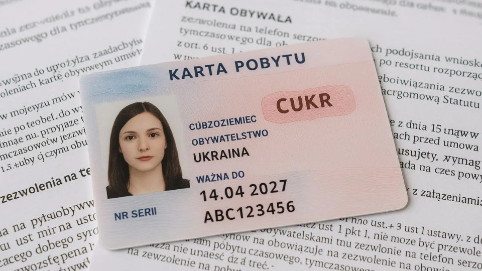365 дней в статусе «UKR» для получения карты побыту CUKR: что важно знать украинцам в Польше