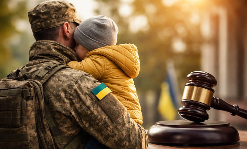 Апелляционный суд признал необоснованным приостановление производства по делу об установлении отцовства в связи со службой ответчика в ВСУ