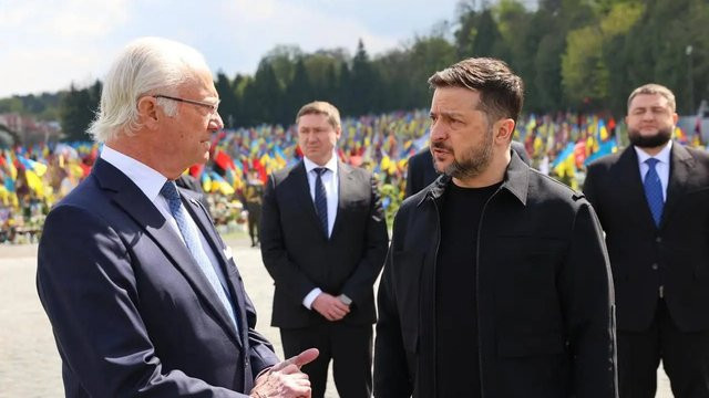 Король Швеции Карл XVI Густав прибыл с официальным визитом в Украину