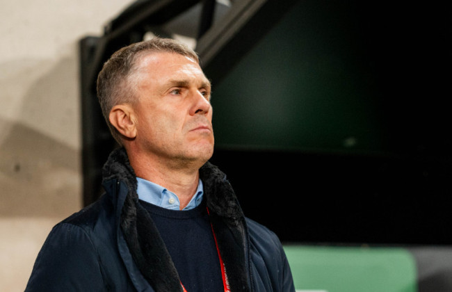 Сергей Ребров покинул должность главного тренера сборной Украины по футболу