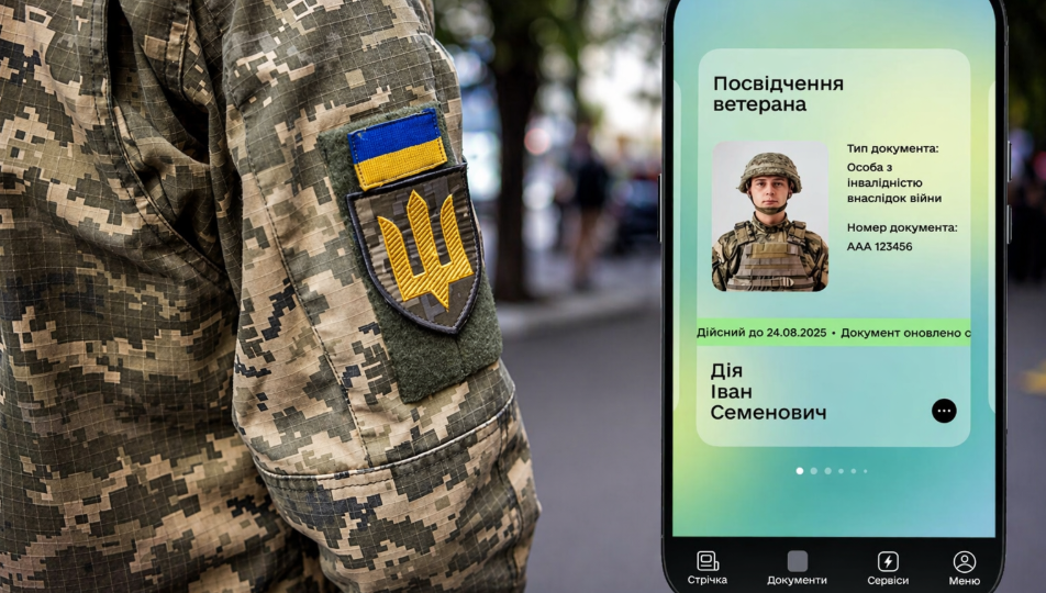Е-удостоверение ветерана в Дії теперь доступно без бумажного документа: как добавить