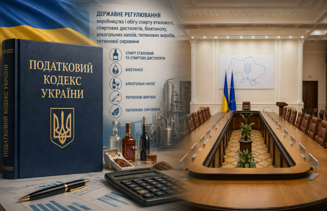 В Украине могут обновить правила обращения спирта, вина и табака