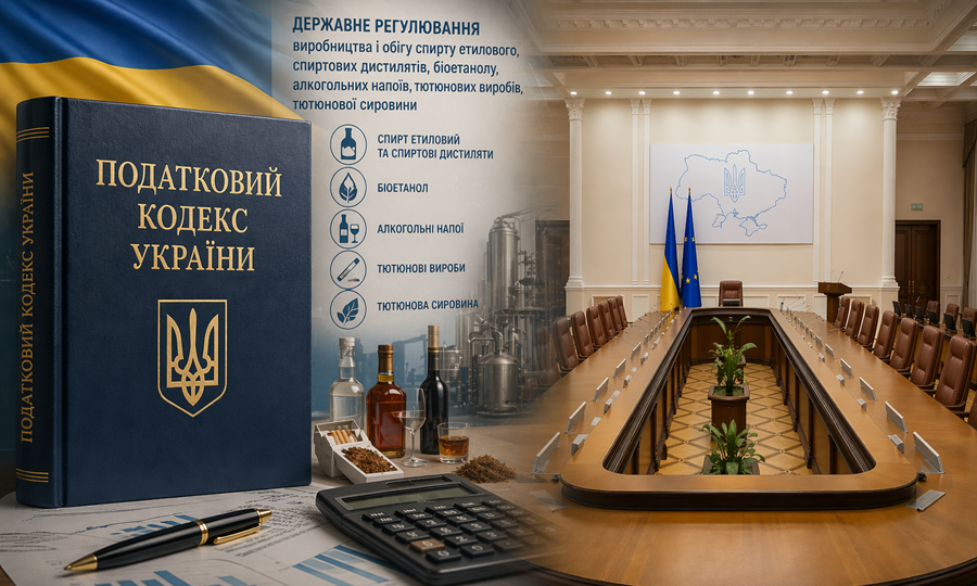 В Украине могут обновить правила обращения спирта, вина и табака