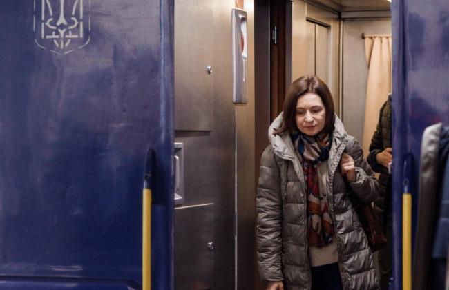 Президент Молдовы Майя Санду прибыла в Украину с официальным визитом