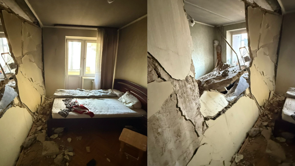 Во Львове взрыв гранаты разрушил стену в квартире: погиб мужчина, фото