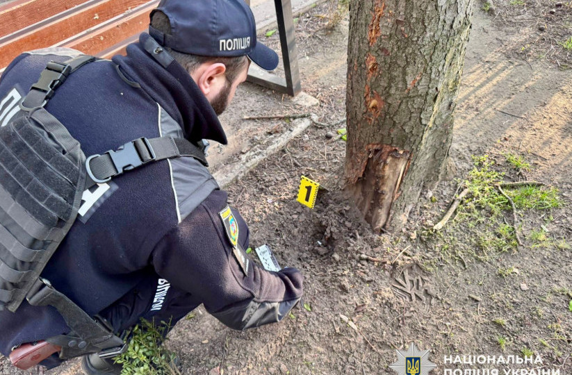 В Белой Церкви прогремел взрыв возле здания ТЦК, фото