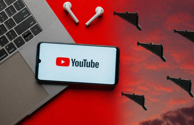Україна звинуватила YouTube у допуску реклами російського центру з виробництва дронів