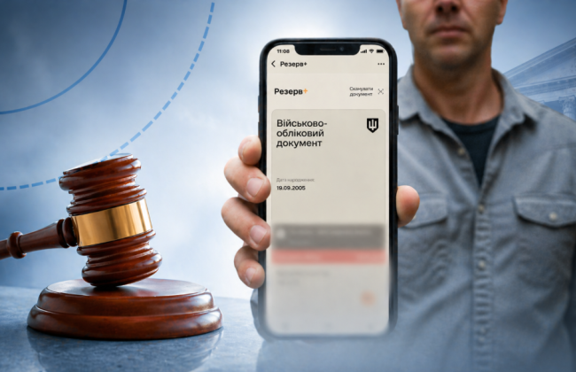 Чоловік, який проживає в Німеччині, оскаржив дані в Резерв+ про доставлення до ТЦК — суд відмовив