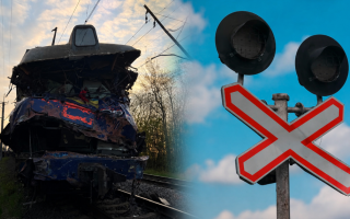 На Львівщині потяг Київ—Ужгород зійшов з рейок після зіткнення з автокраном: загинув машиніст