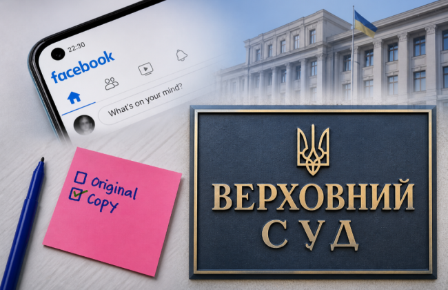 Звинувачення у плагіаті у Facebook — це оспорення авторства: Верховний Суд про належний спосіб захисту
