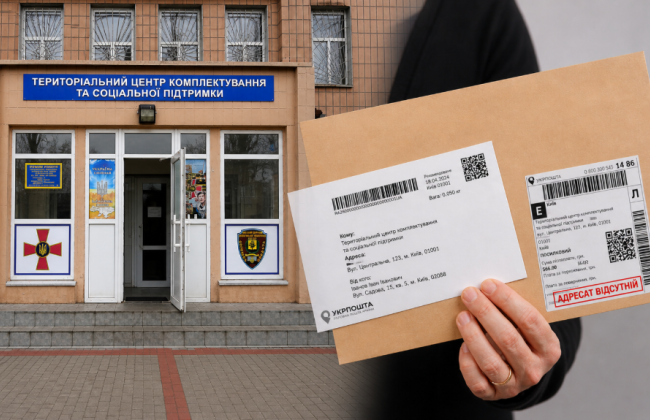 Пошта повернула повістку з відміткою «адресат відсутній» — суд залишив штраф 25 500 грн за неявку до ТЦК