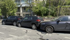 В Киеве водитель на Maserati устроил «GTA», а затем закрылся в авто от полицейских, фото