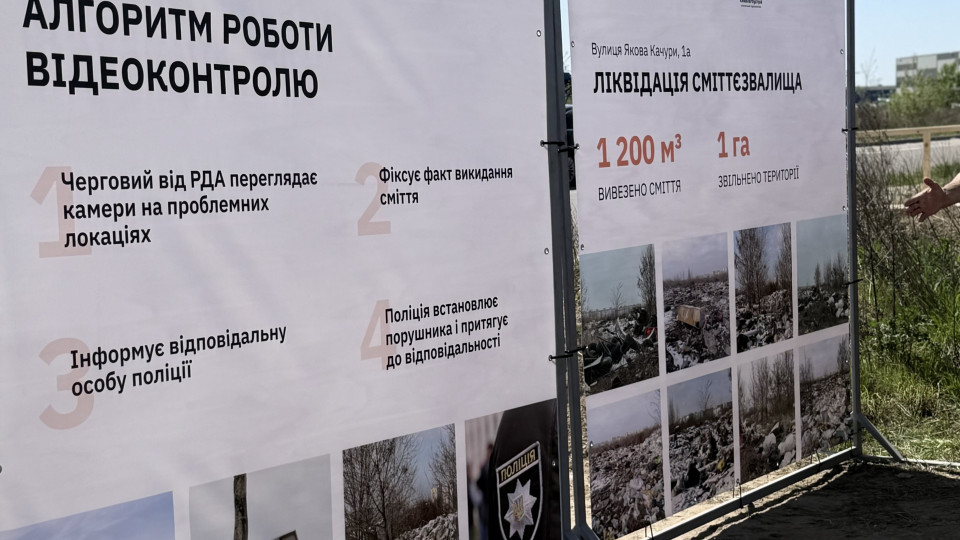 В Киеве установили камеры, чтобы следить, куда люди выносят мусор